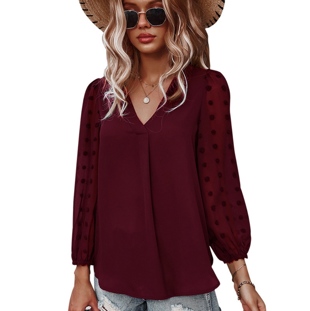 Red long sleeve shirt
